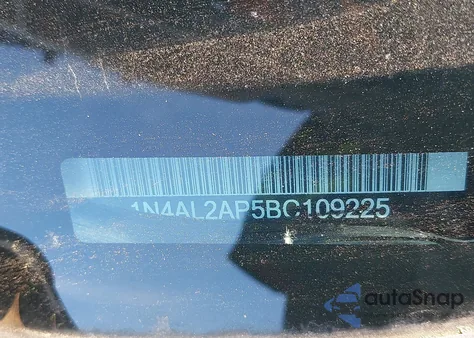 2011 Nissan Altima 2.5 S из США, поврежденный, VIN 1N4AL2AP5BC109225